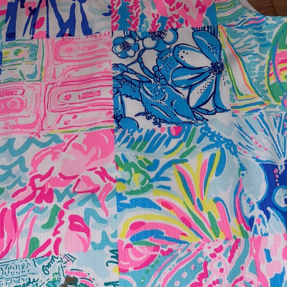 Lilly Pulitzer GIRLS CLASSIC SHIFT DRESS  Multi Pop Up Summer Remix size 7 & 10 - Picture 3 of 11